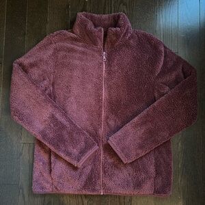 Uniqlo FLUFFY YARN FLEECE FULL-ZIP JACKET